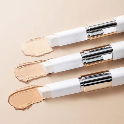 Cream Stick V White Korean Color-Changing Foundation Stick with Volufiline+ Free Brush